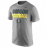 Oregon Ducks Nike Practice WEM T-Shirt - Gray,baseball caps,new era cap wholesale,wholesale hats
